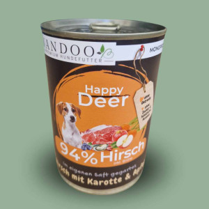 NANDOO Happy Deer - Hirsch mit Karotte, Apfel &...