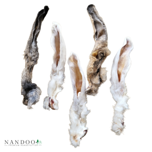 Kaninchenohren mit Fell - Premium Qualität 250g VE...