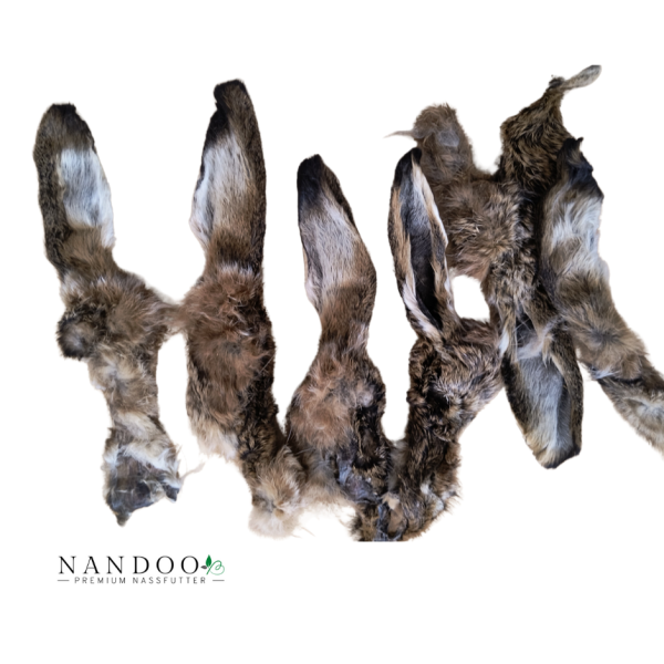 Wildhasenohren mit Fell - VE 1 Palette