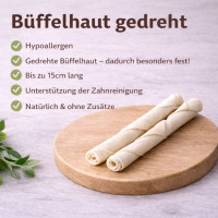 Büffelhaut-Rolle gedreht 5kg