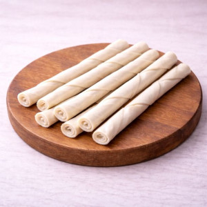 Büffelhaut-Rolle gedreht 250g VE (5kg) - Neutrale...